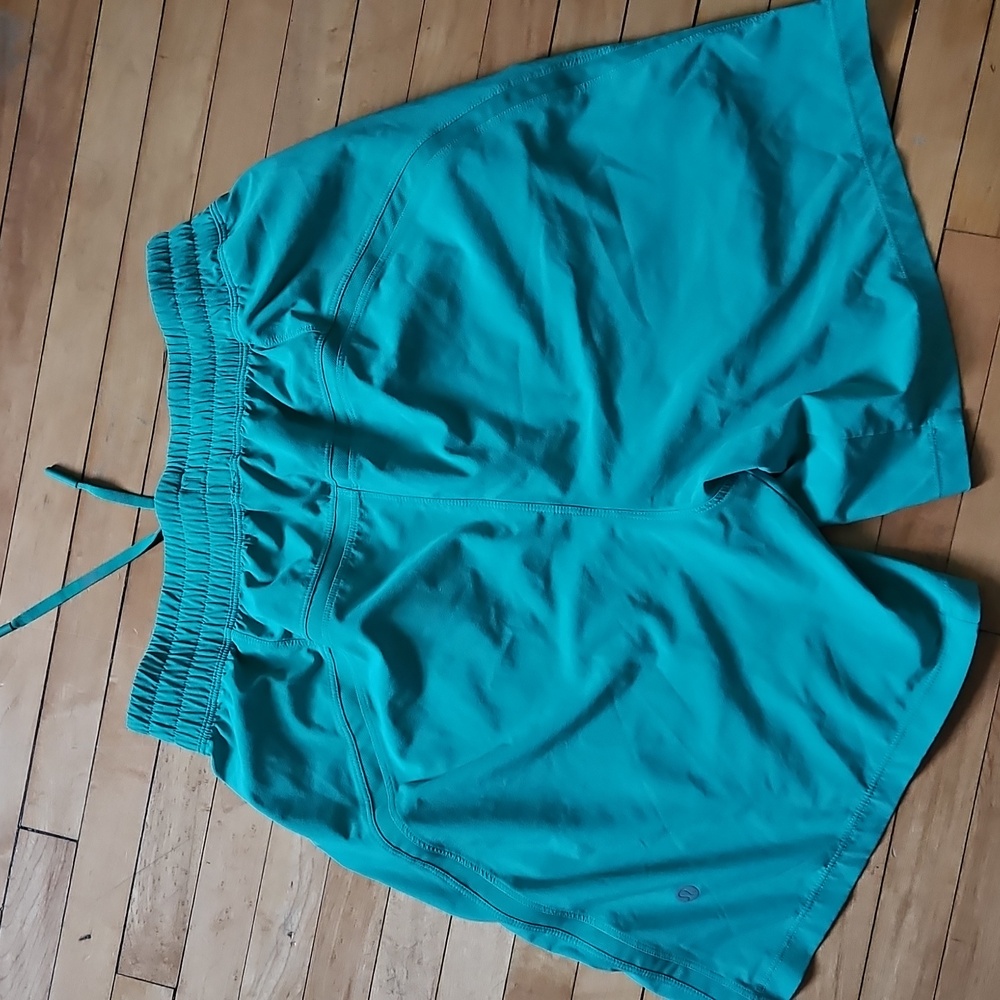Lululemon men’s pace breaker linerless shorts green💚